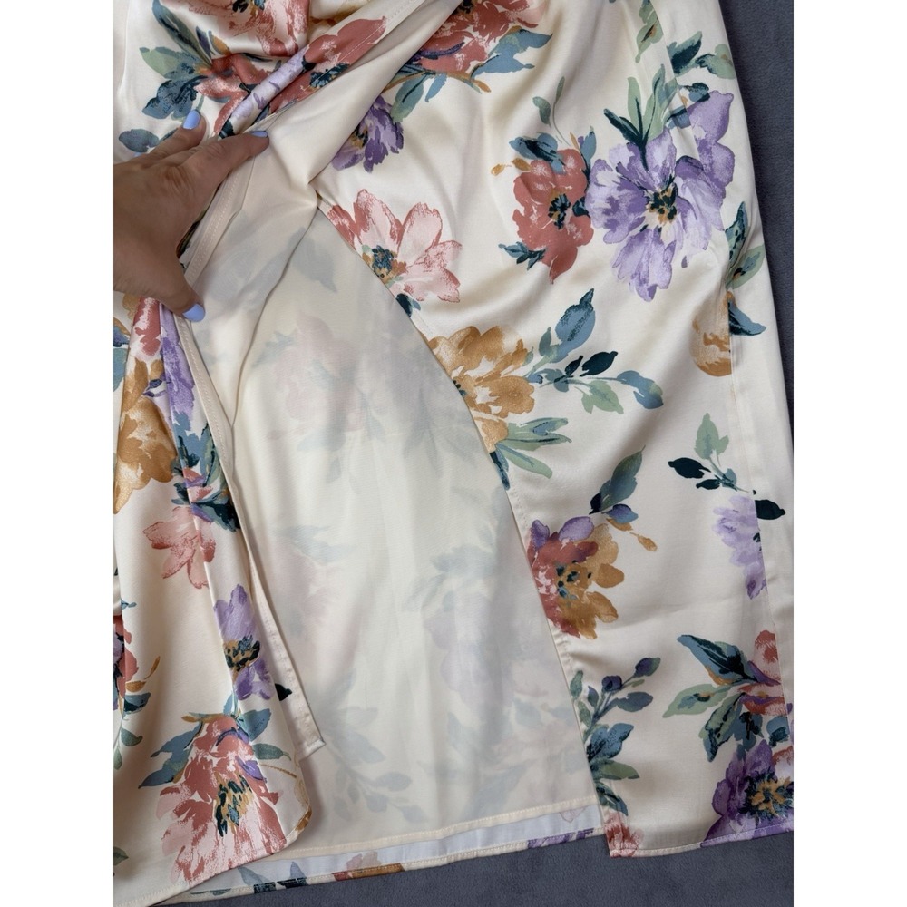 Abercrombie & Fitch Two Piece Skirt Set Floral Beach Vacation Size Small NWOT - Picture 8 of 9